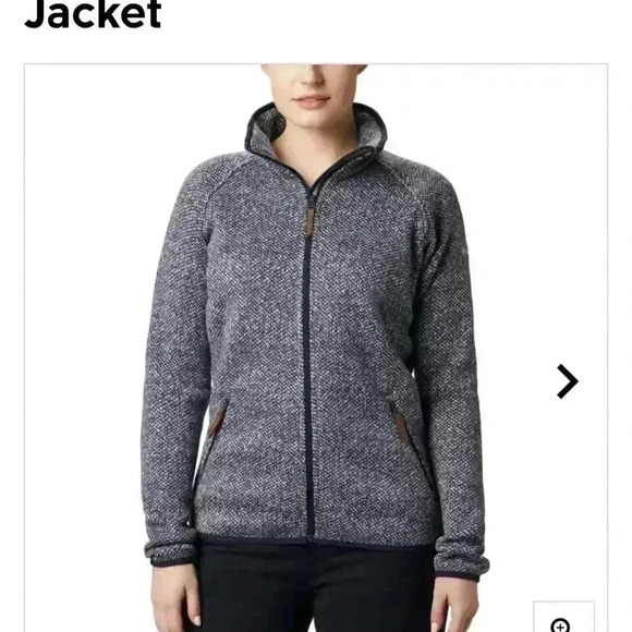 Columbia Tops - Columbia Women’s Chillin Fleece Jacket Size Large Active Fit Nocturnal Color